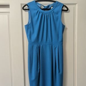 J. Crew Vibrant Blue Dress With Pockets